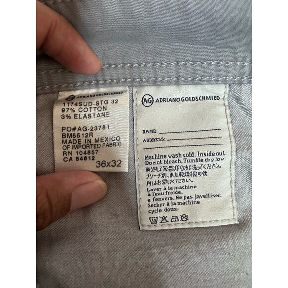 Adriano Goldshmied AG Graduate SUD Suaded Tailored Leg Men’s Size 36 x 32 - Picture 5 of 9